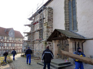 Kirchenrenovierung 2010 / 2011 (Foto: Karl-Franz Thiede)